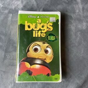 A Bug's Life (VHS, 1998) Walt Disney Home Video Pixar‎ Francis Sealed Clamshell